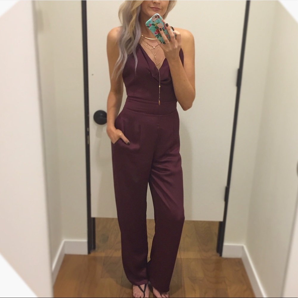 EXPRESS Satin Jumpsuit